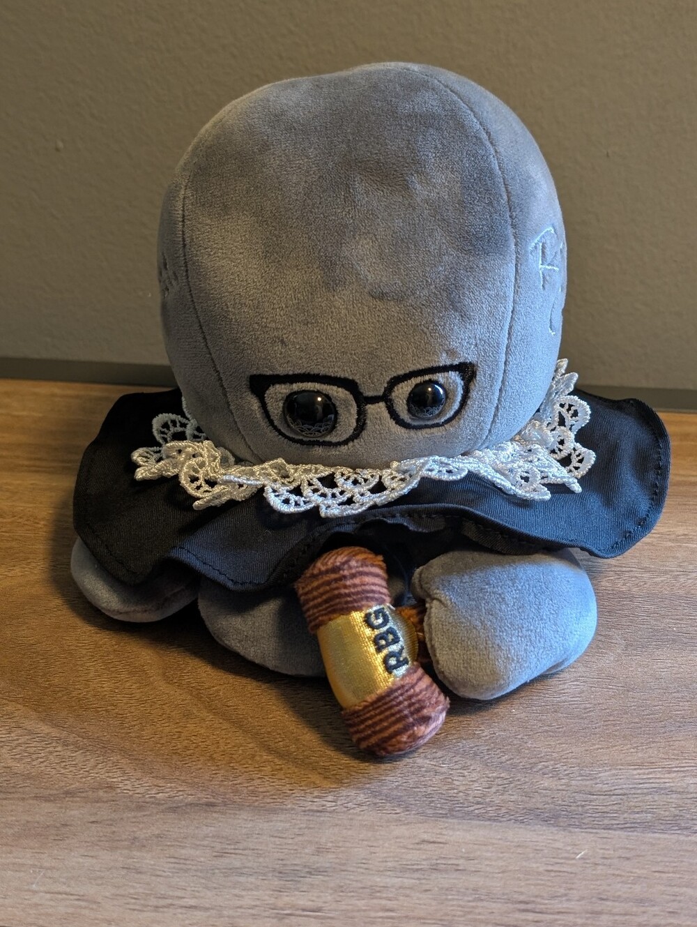 RBG Ruth Bader Ginsburg I dissent Women Empowerment Octopus Plush Scatterbrain